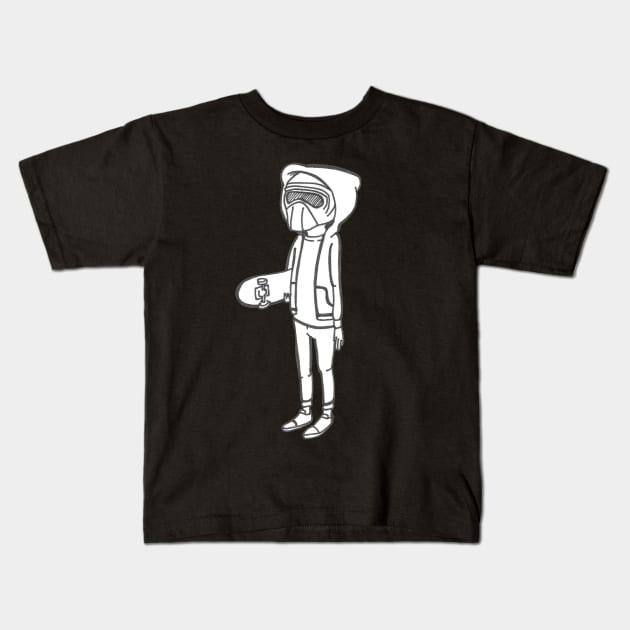 Skate with me Kids T-Shirt by GraceRose